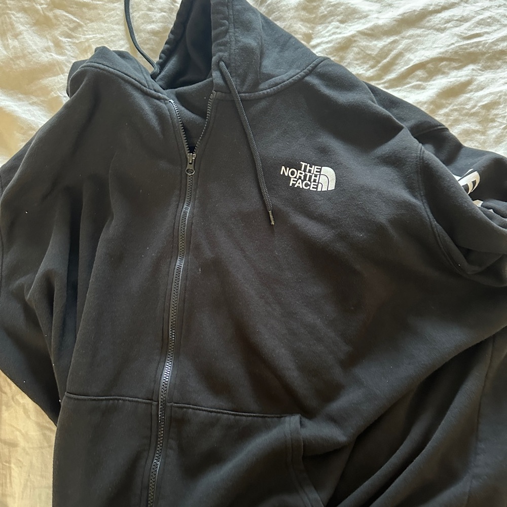 Black hoodie North Face 4XL